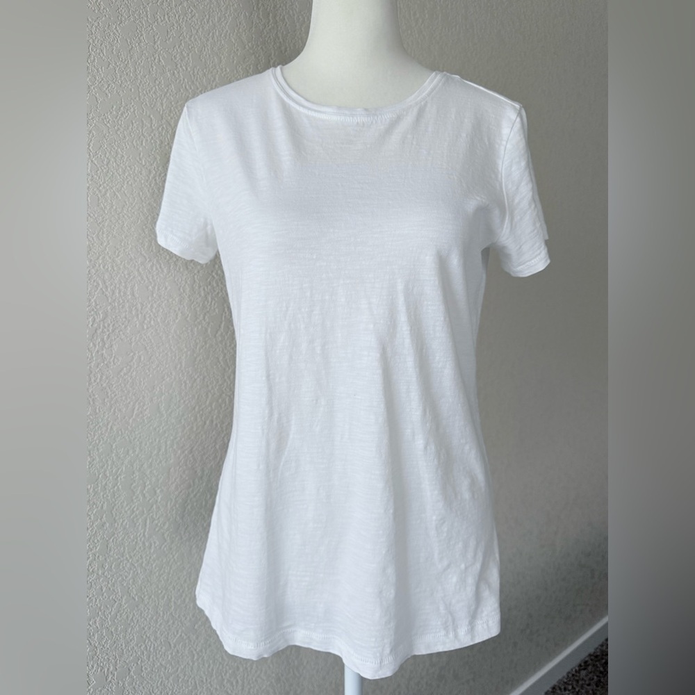 Primary White Classic Crewneck Tee Shirt XS 100% Cotton